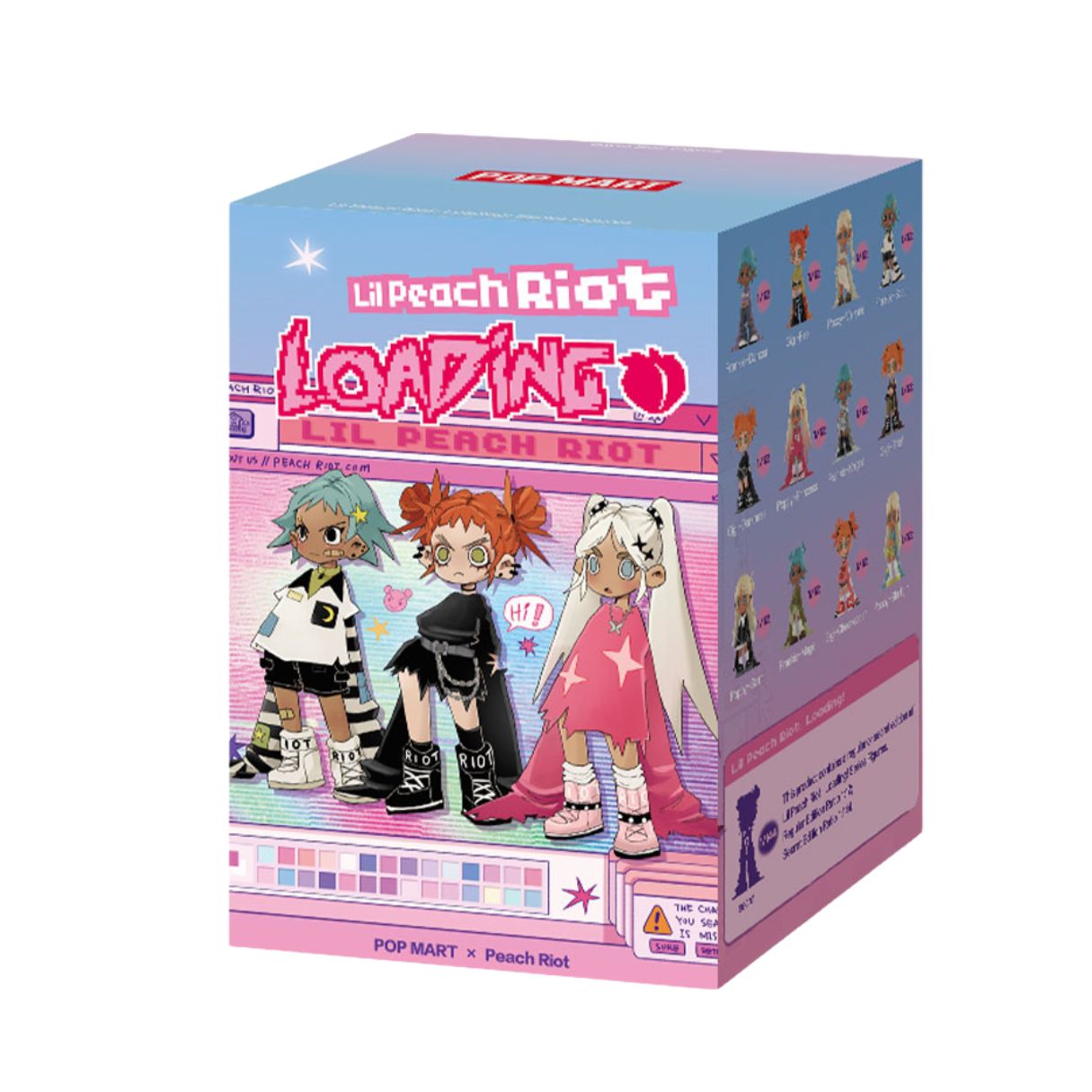 Pop Mart Lil Peach Riot Rise Up Series Figures Blind Box 1pc