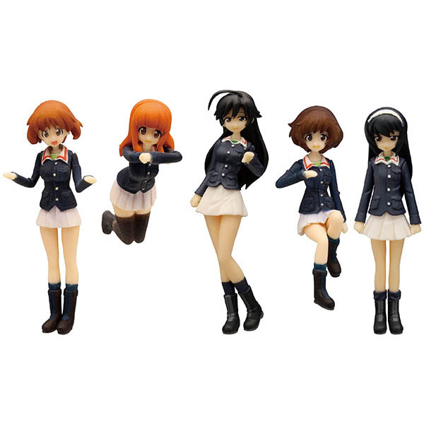 ガルパン】1/35 未塗装キット『あんこうチーム』『隊長セット