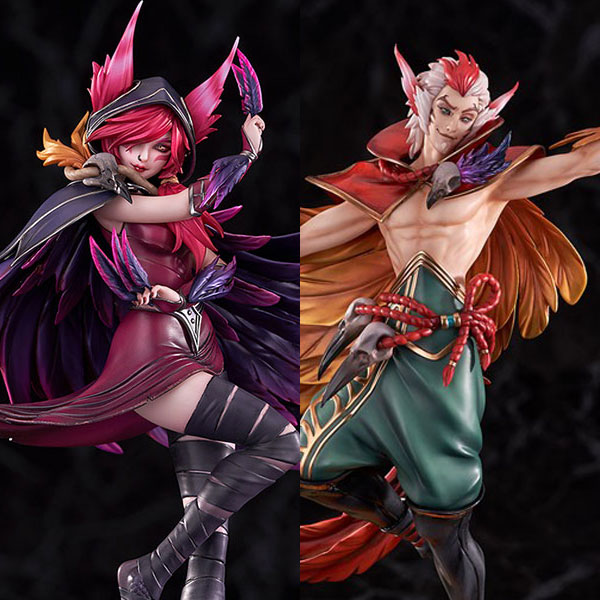 リーグ・オブ・レジェンド】1/7『ザヤ』『ラカン』完成品フィギュア
