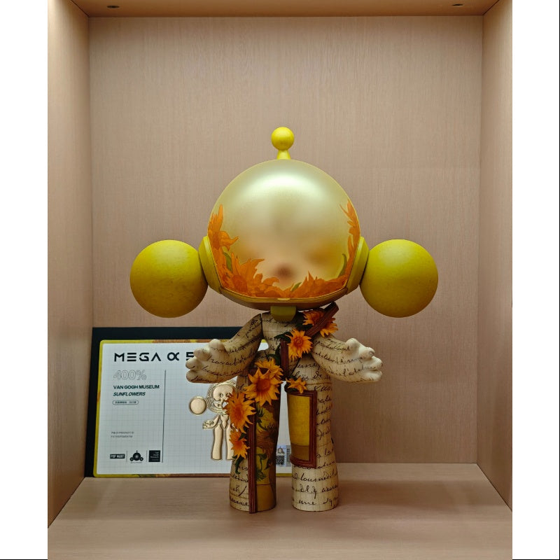 MEGA α SKULLPANDA Van Gogh Museum Sunflowers 400% 2025 Limited