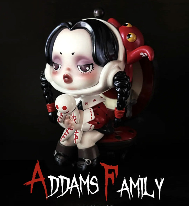 Skullpanda X The Addams Family Series Secret DEADPAN WEDNESDAY
