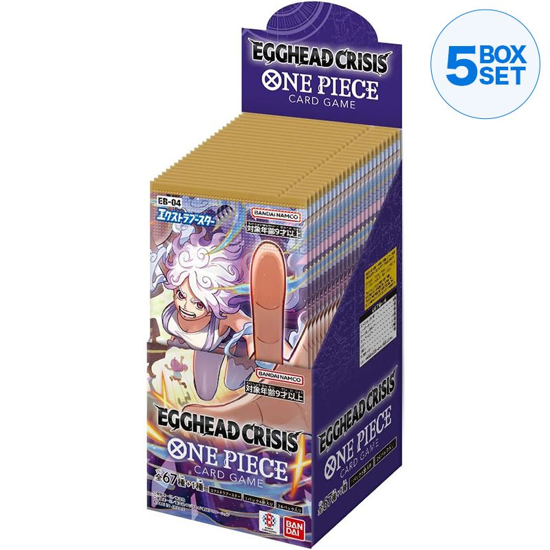 BANDAI ONE PIECE Card Game Extra Booster Egghead Crisis EB-04 TCG