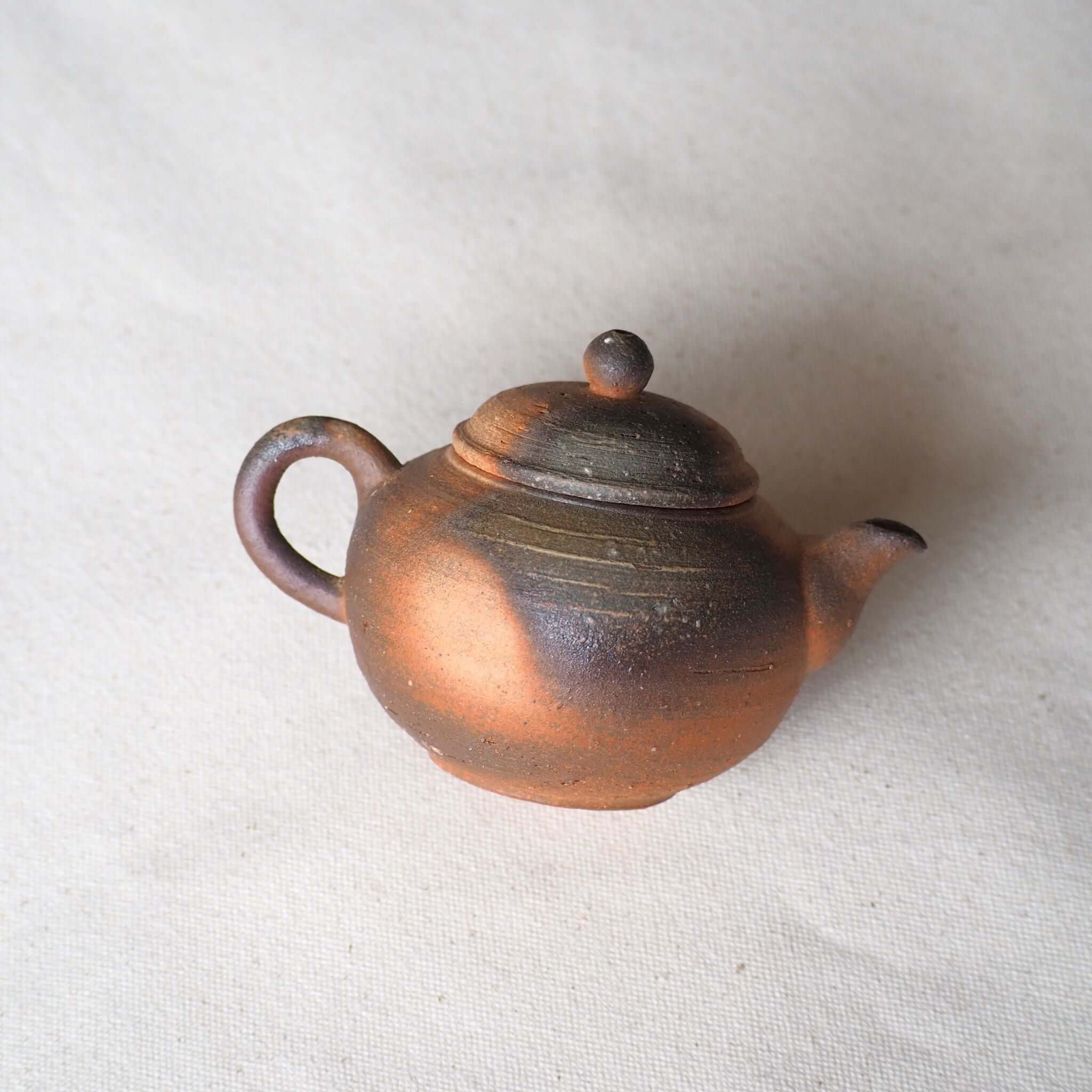 備前焼 森一朗工房作 胡麻急須 [東山堂煎茶器店 オンラインショップ