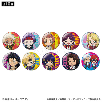 アンデッドアンラック ブラインドホロ缶バッジ ミニキャラ Part2(全10