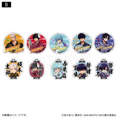 SAKAMOTO DAYS ステッカーセット 浴衣ver. B SAKAMOTO DAYS トムスショップ