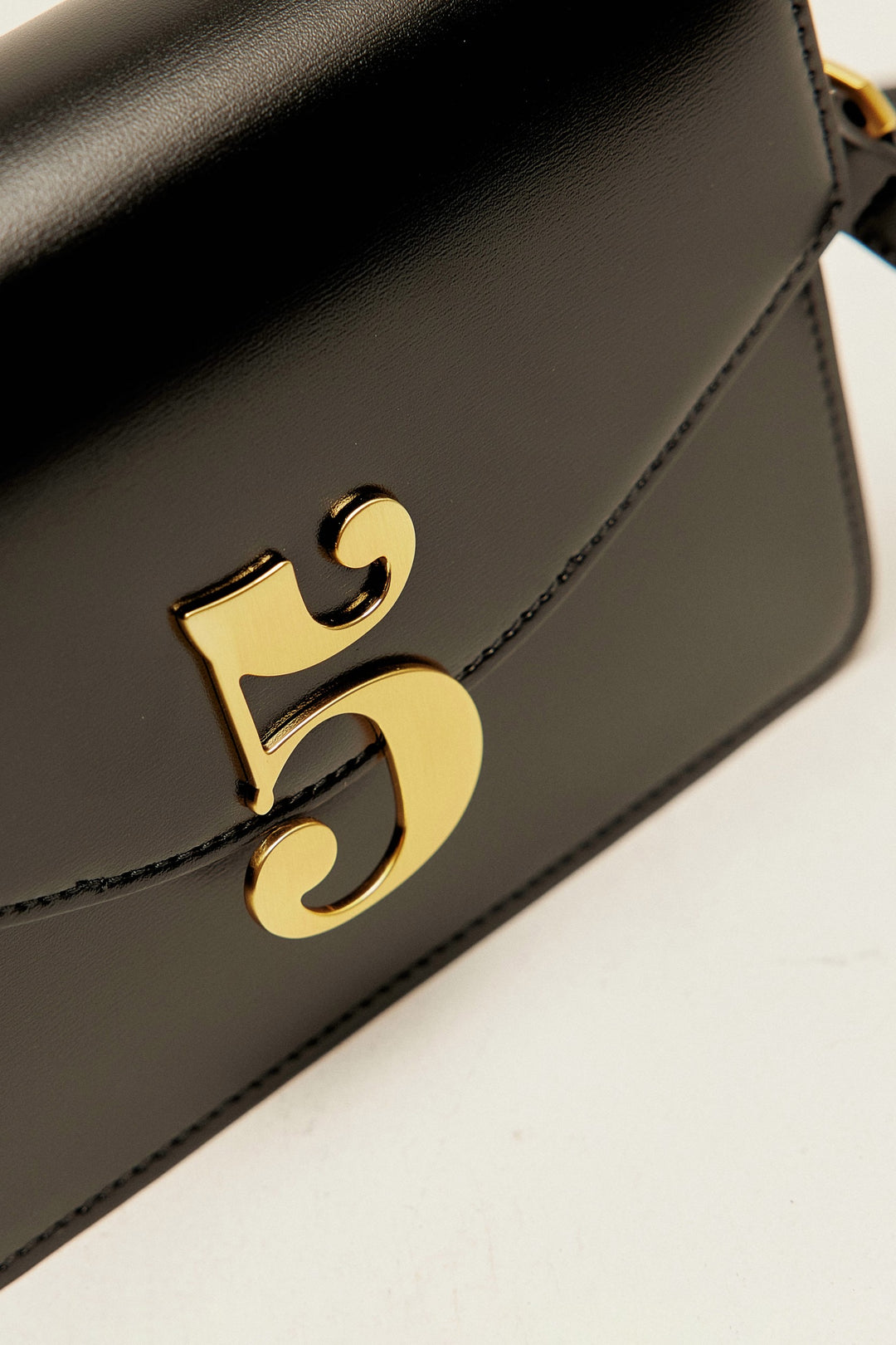 No.5本革ショルダーバッグ-Black – Tnewties