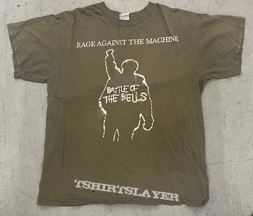 Rage against the machine rock the bells 2007 tour shirt - green