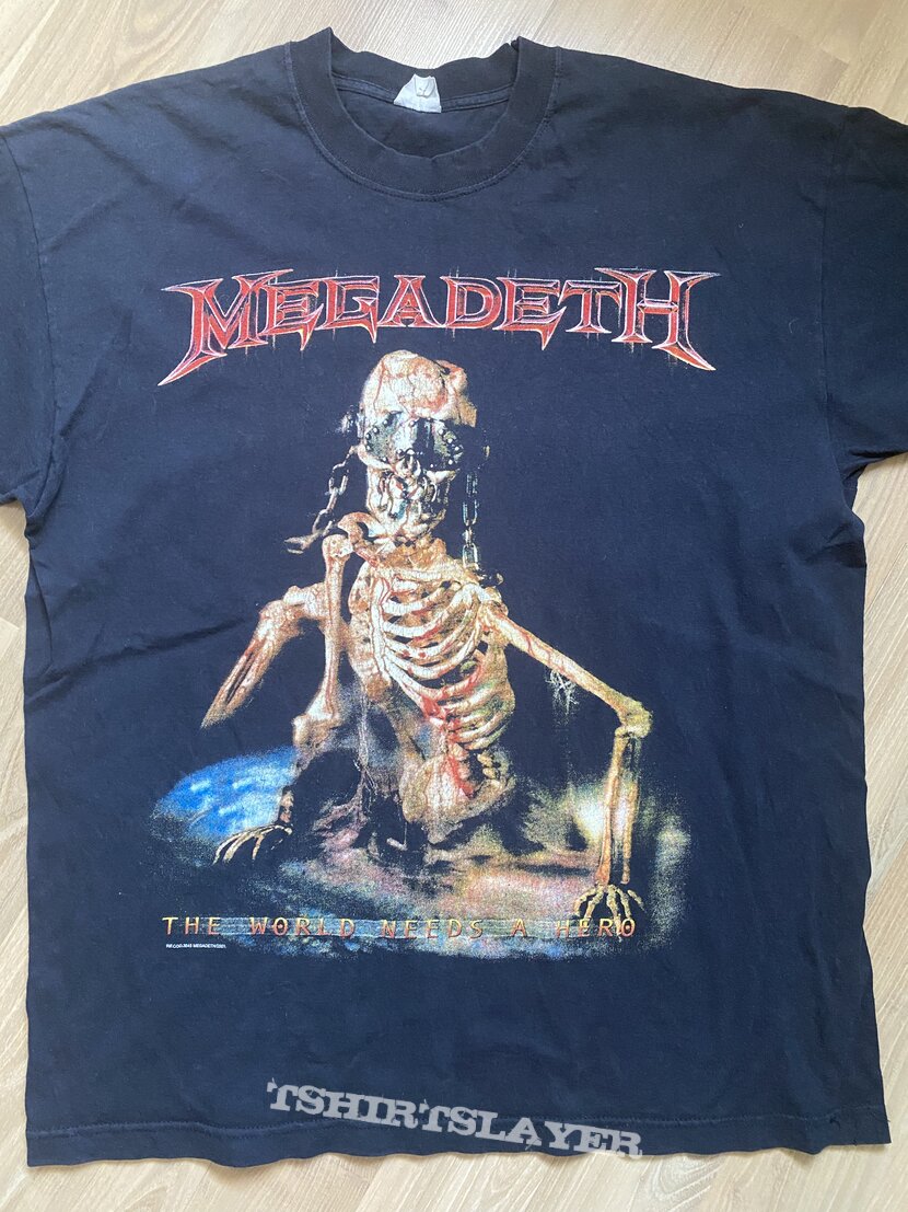 Megadeth - The World Needs A Hero Shirt L/XL | TShirtSlayer TShirt