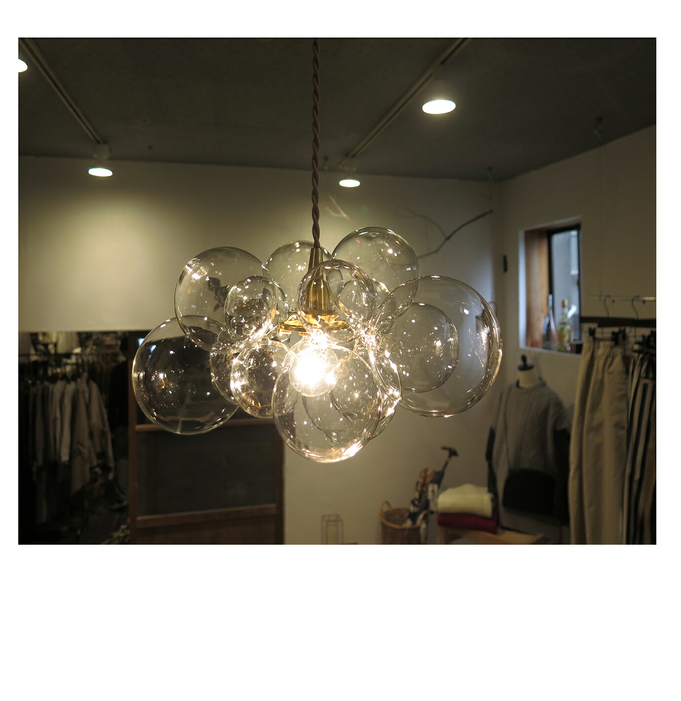 楽天市場】【10%OFFクーポン配付中】大サイズ バブルガラスペンダント