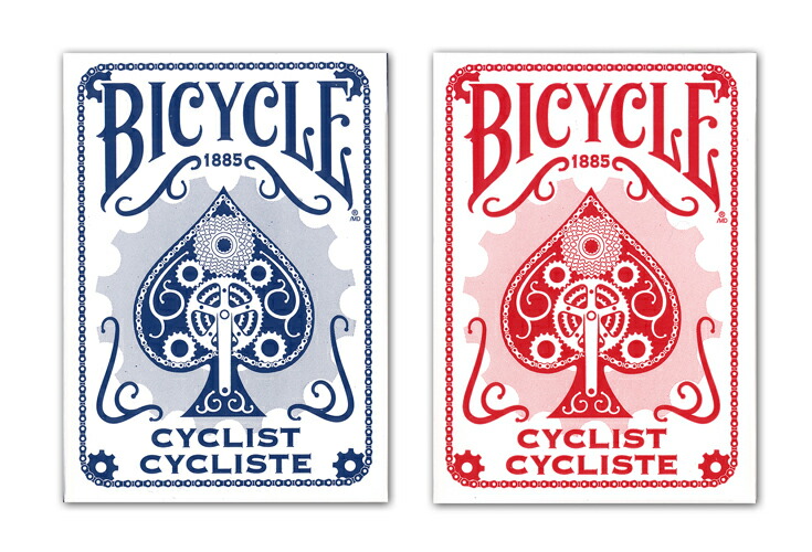 楽天市場】【トランプ】 BICYCLE CYCLIST BLUE/RED≪ バイスクル