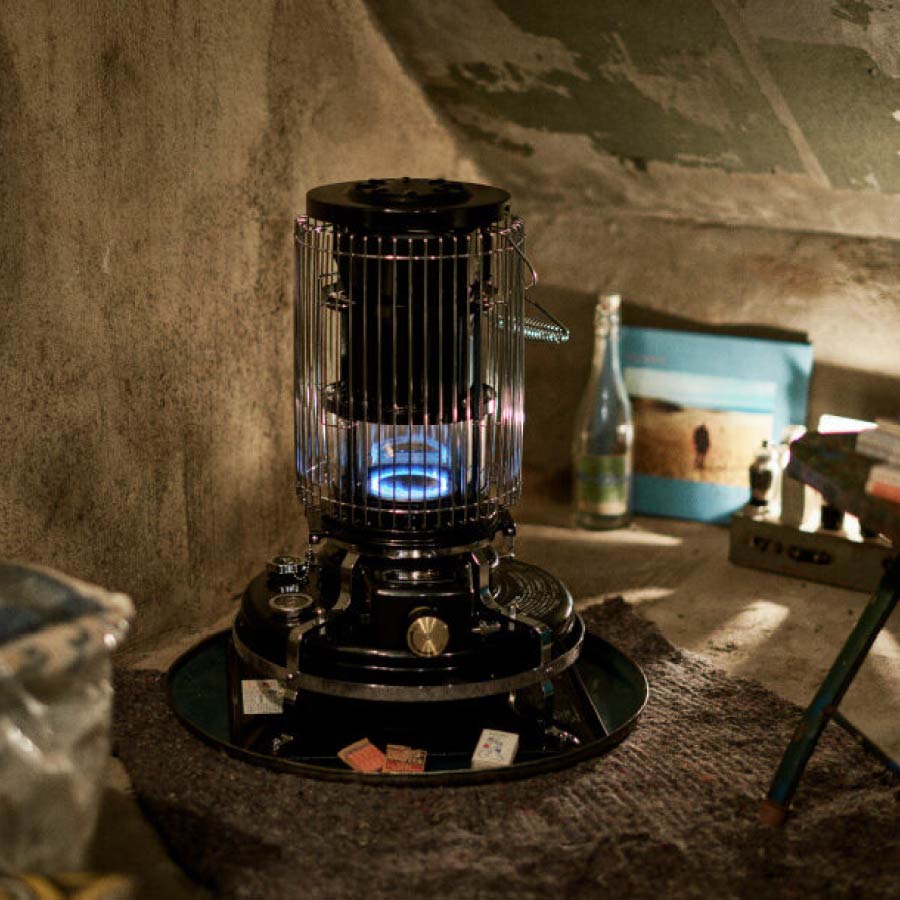 楽天市場】アラジン Aladdin ブルーフレームヒーター ブラック BF-3912