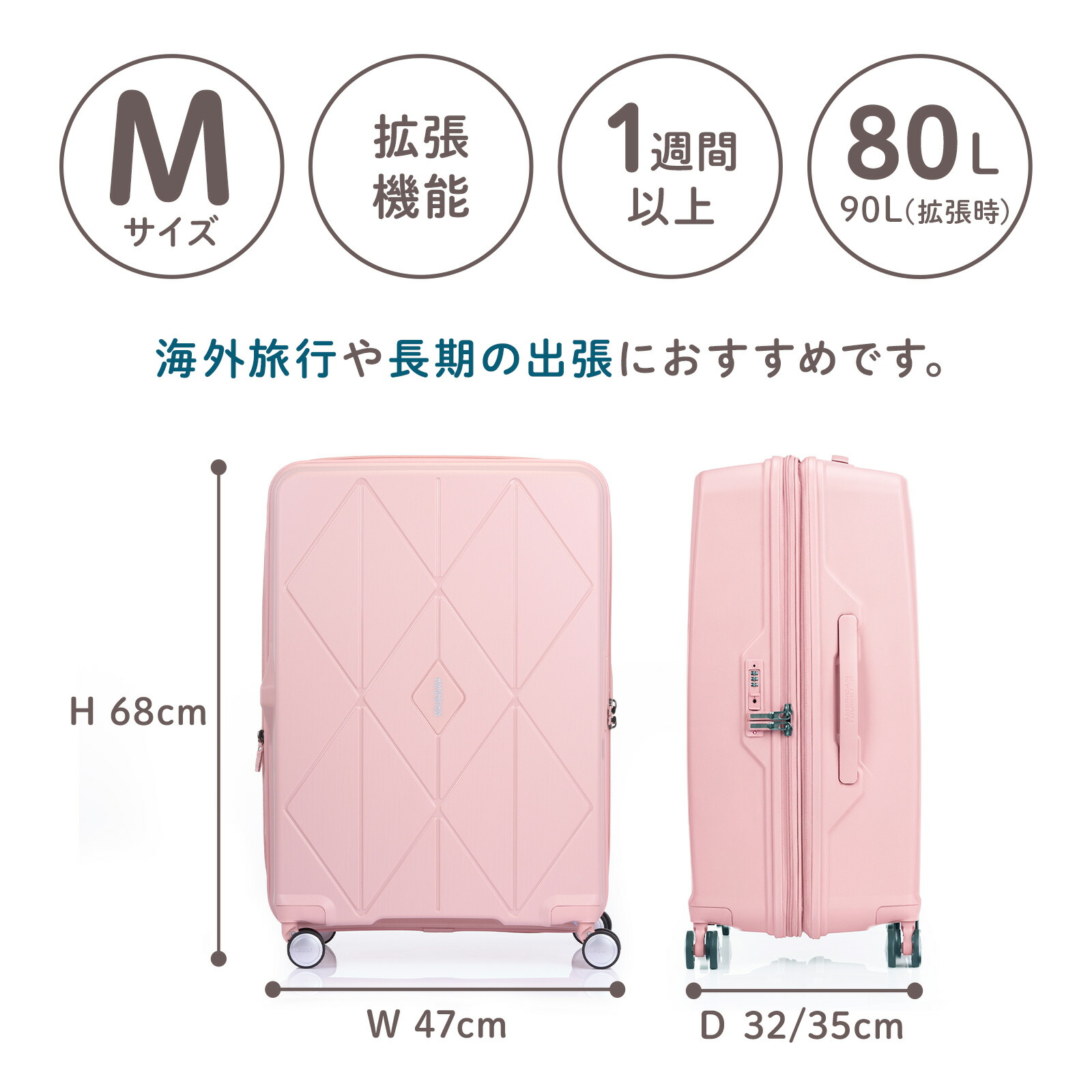 楽天市場】正規品 アメリカンツーリスター American Tourister スーツ