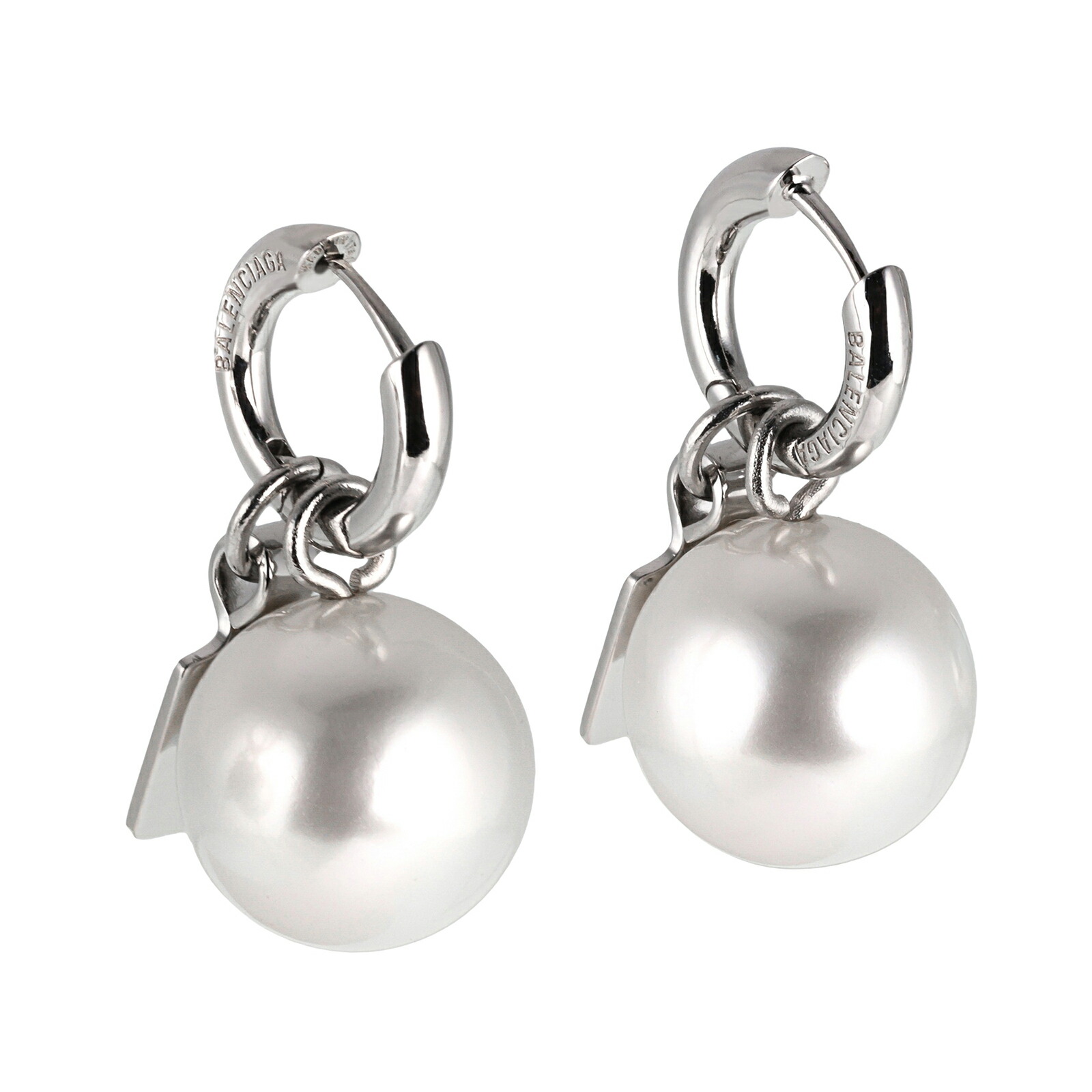 楽天市場】【送料無料】BALENCIAGA バレンシアガ Pearl ピアス パール
