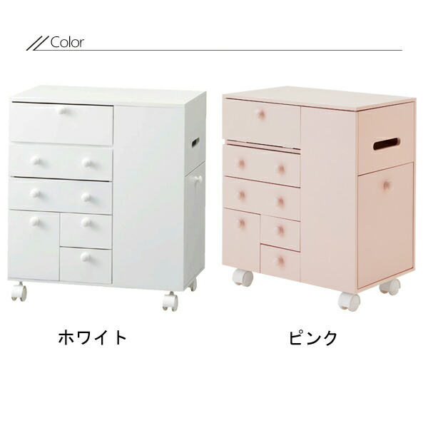 楽天市場】【直送】たっぷり収納コスメワゴンE 収納 コスメ コスメ