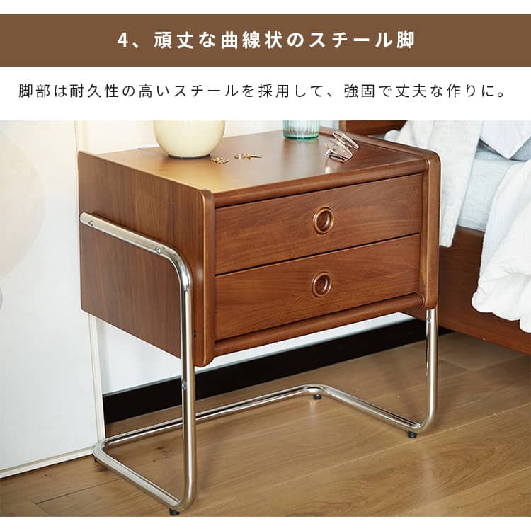 楽天市場】サイドテーブル ナイトテーブル ベットサイドテーブル