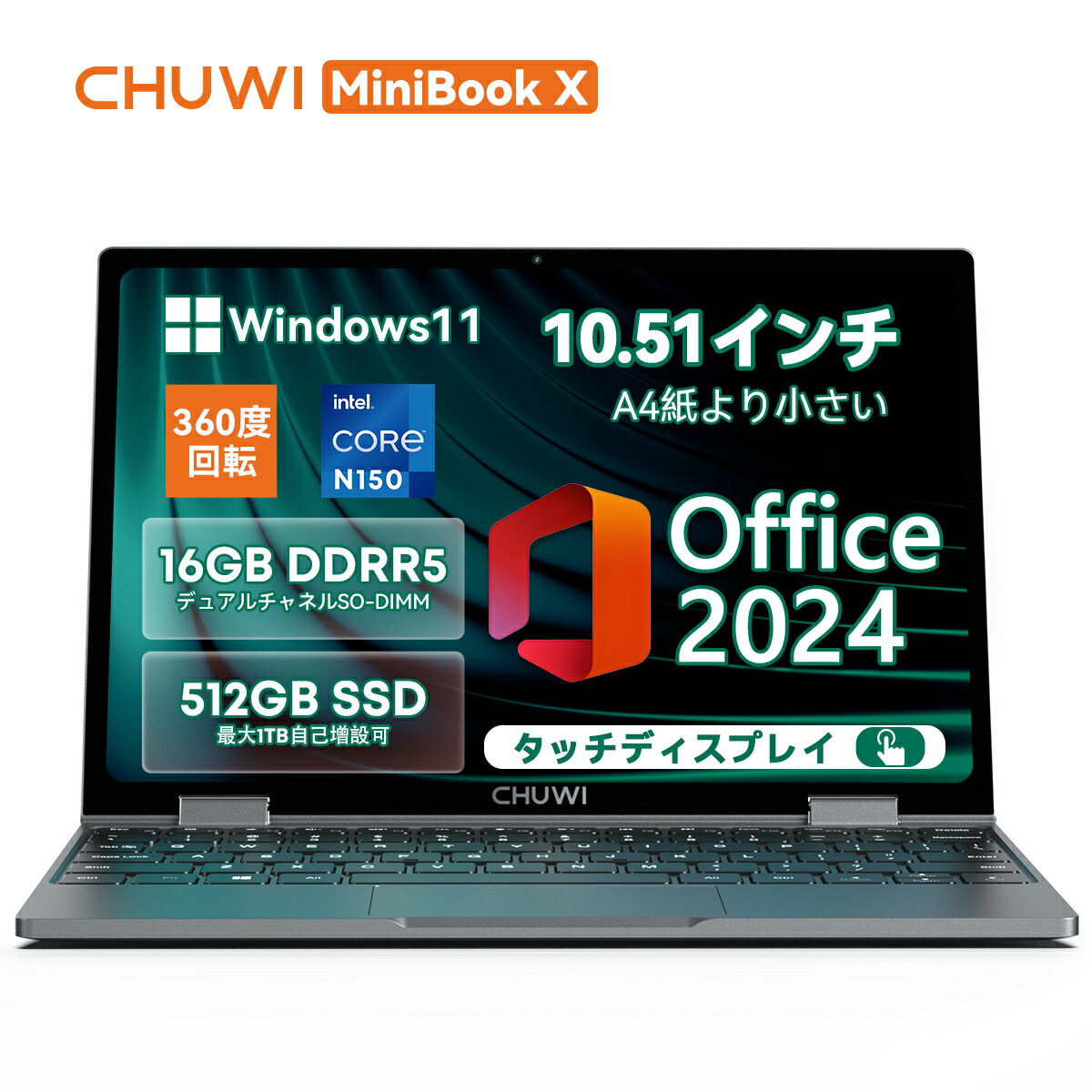 楽天市場】CHUWI MiniBook X（ノートPC｜パソコン）：パソコン・周辺