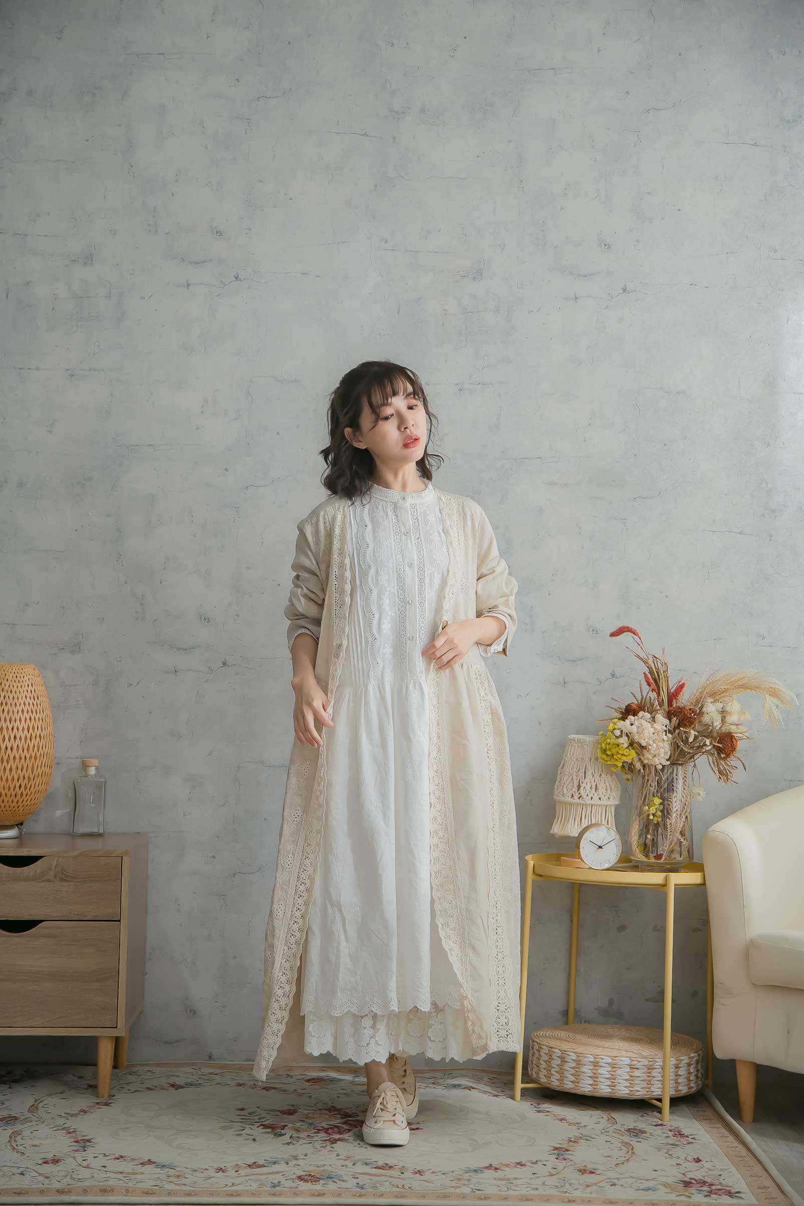 楽天市場】待望の再入荷！ワンピース「繊細なレースが醸し出す優雅さ