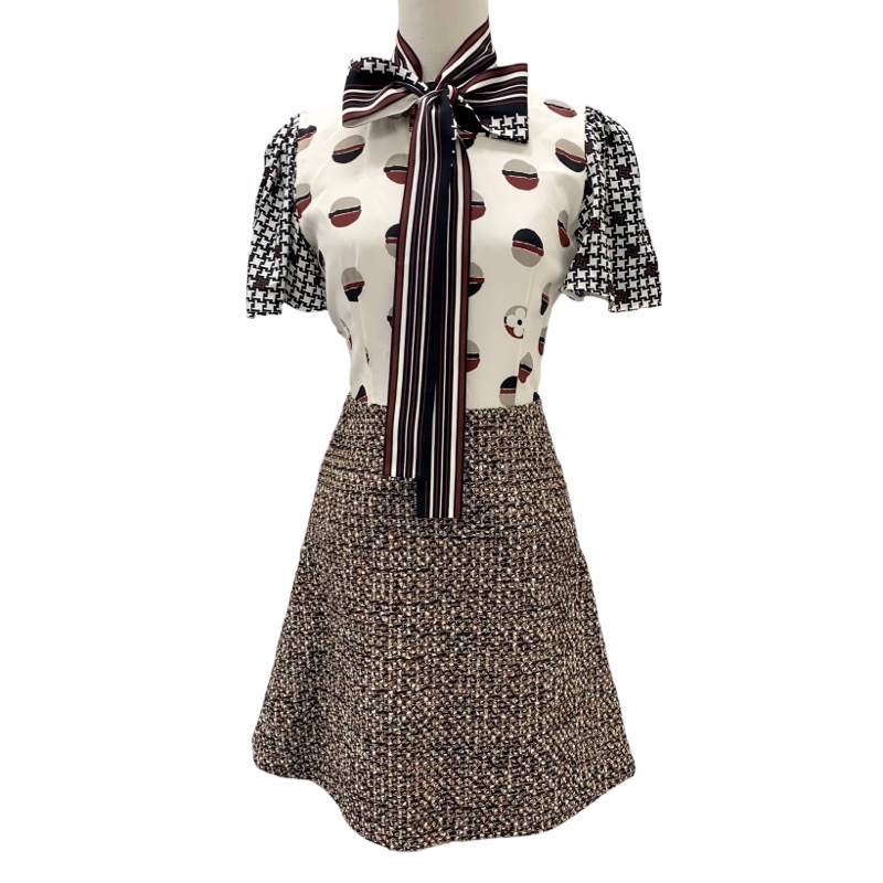 楽天市場】ルイヴィトン LOUIS VUITTON ヴィトン ワンピース ツイード