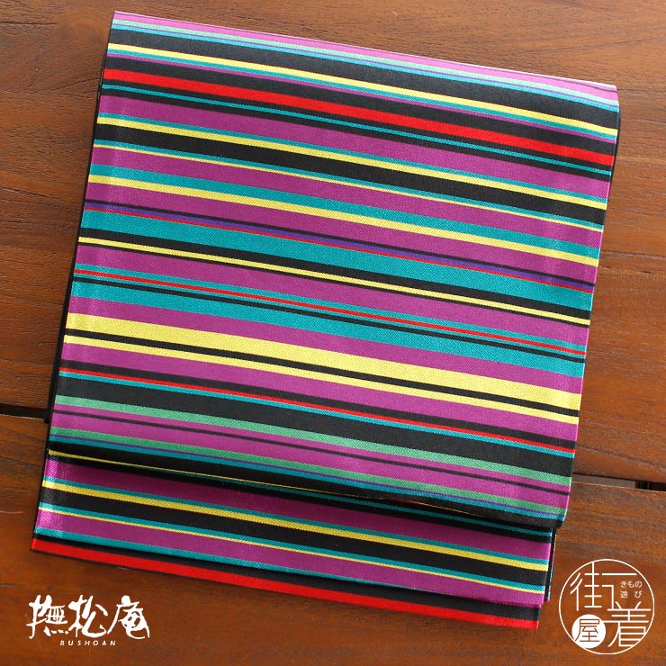 楽天市場】＼2点で3％OFFクーポン／「撫松庵」一重太鼓袋帯(名古屋帯