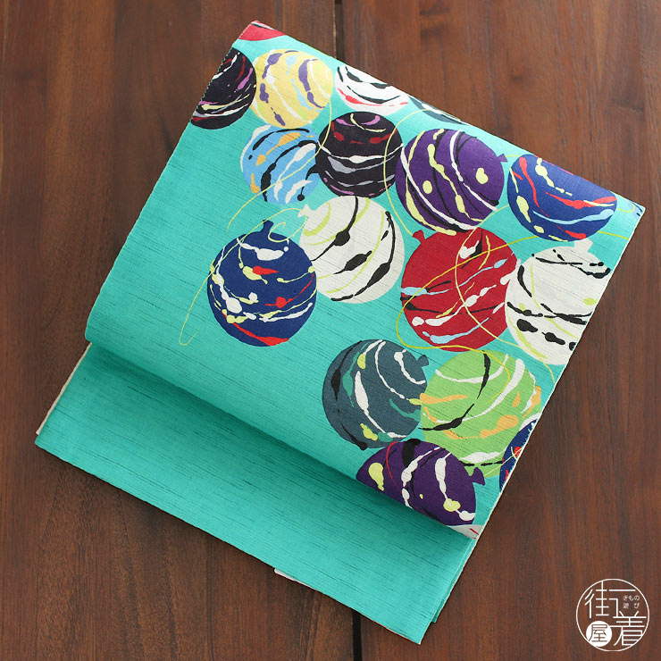 楽天市場】＼楽天カードで4倍DAY!／[夏帯] 夏名古屋帯 水風船 (麻