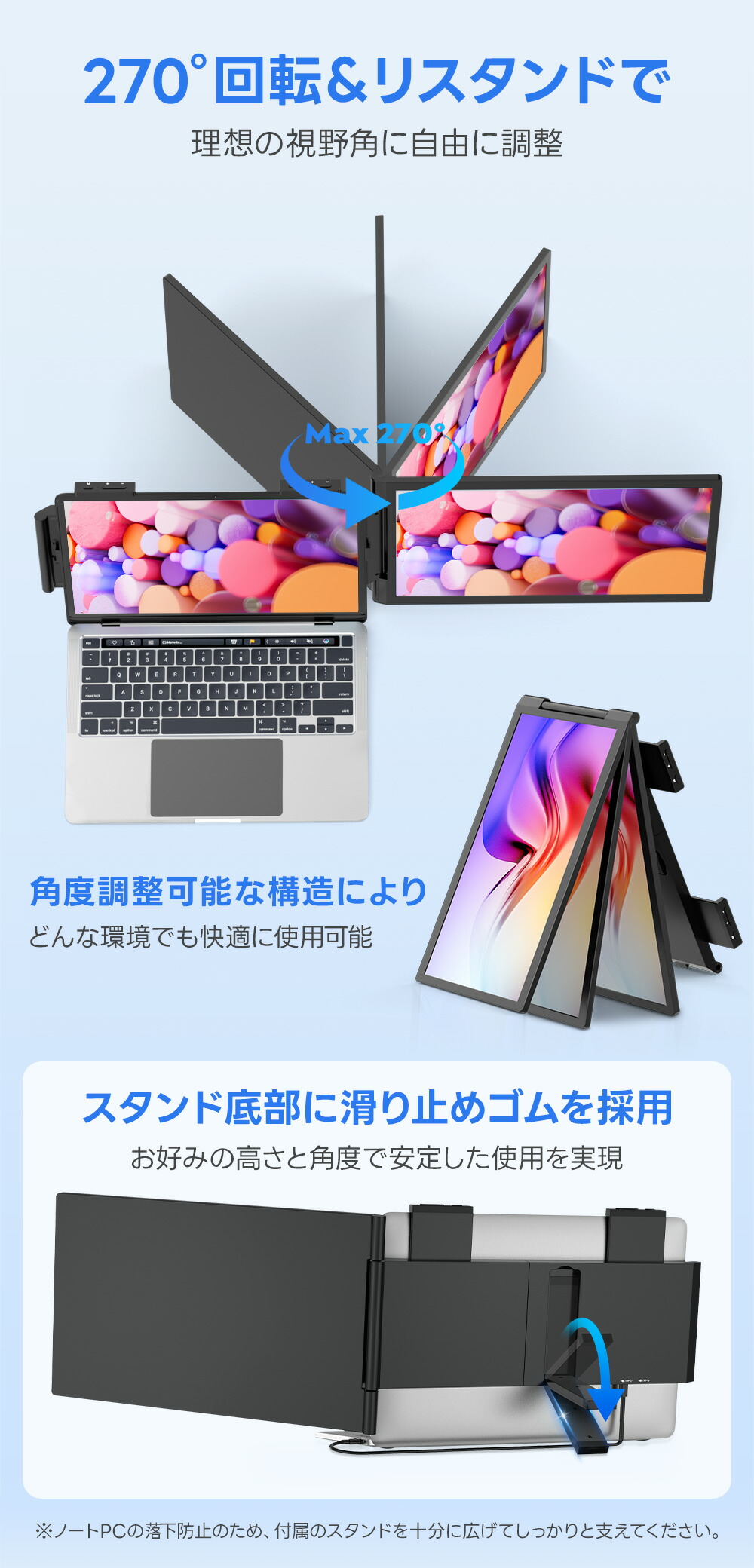 楽天市場】デュアルディスプレイ 14インチ ダブルモニター 100%sRGB