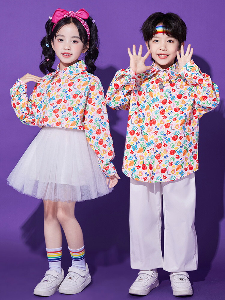 楽天市場】花柄 総柄シャツ 前開きシャツ カジュアルセット 団体服