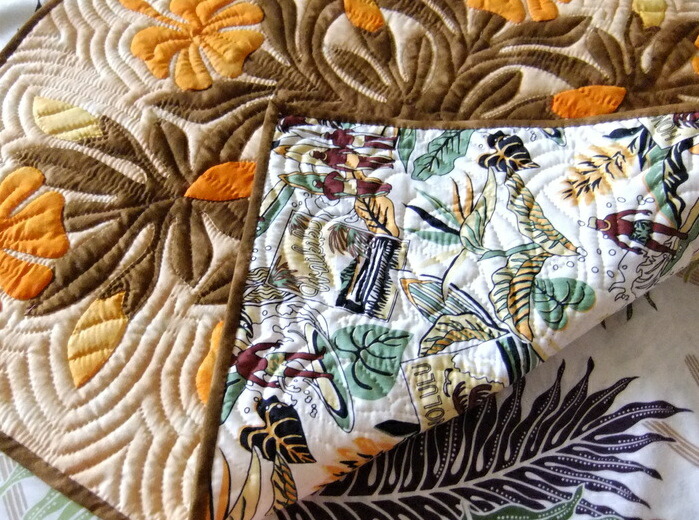 楽天市場】【ハンドメイド作品】【送料無料】ハワイアンキルト