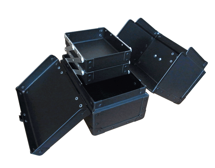 楽天市場】日本製 コンパクトな漆黒ミニボックス スライド2段トレー 瓶