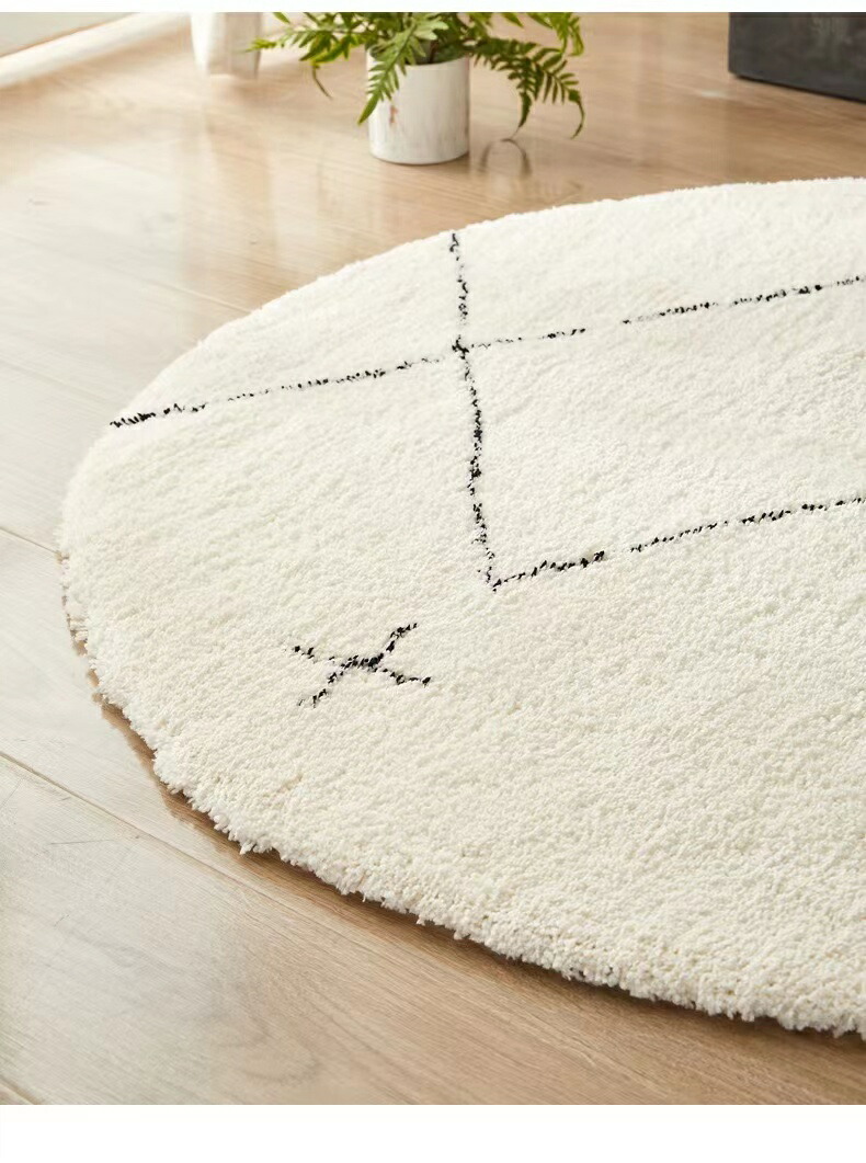 楽天市場】ベニワレン ラグ 円形 180 ラグマット 冬用 厚手 モロッカン