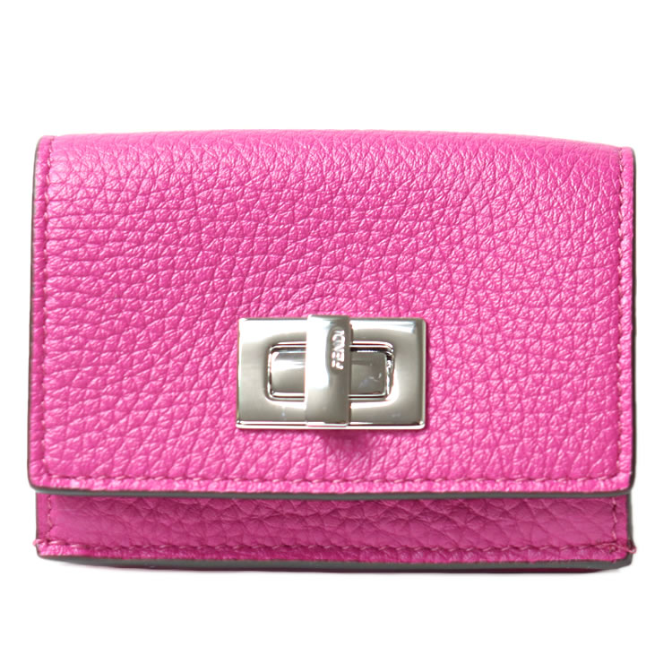 楽天市場】フェンディ FENDI 財布 三つ折り財布 ミニ財布 ピーカブー