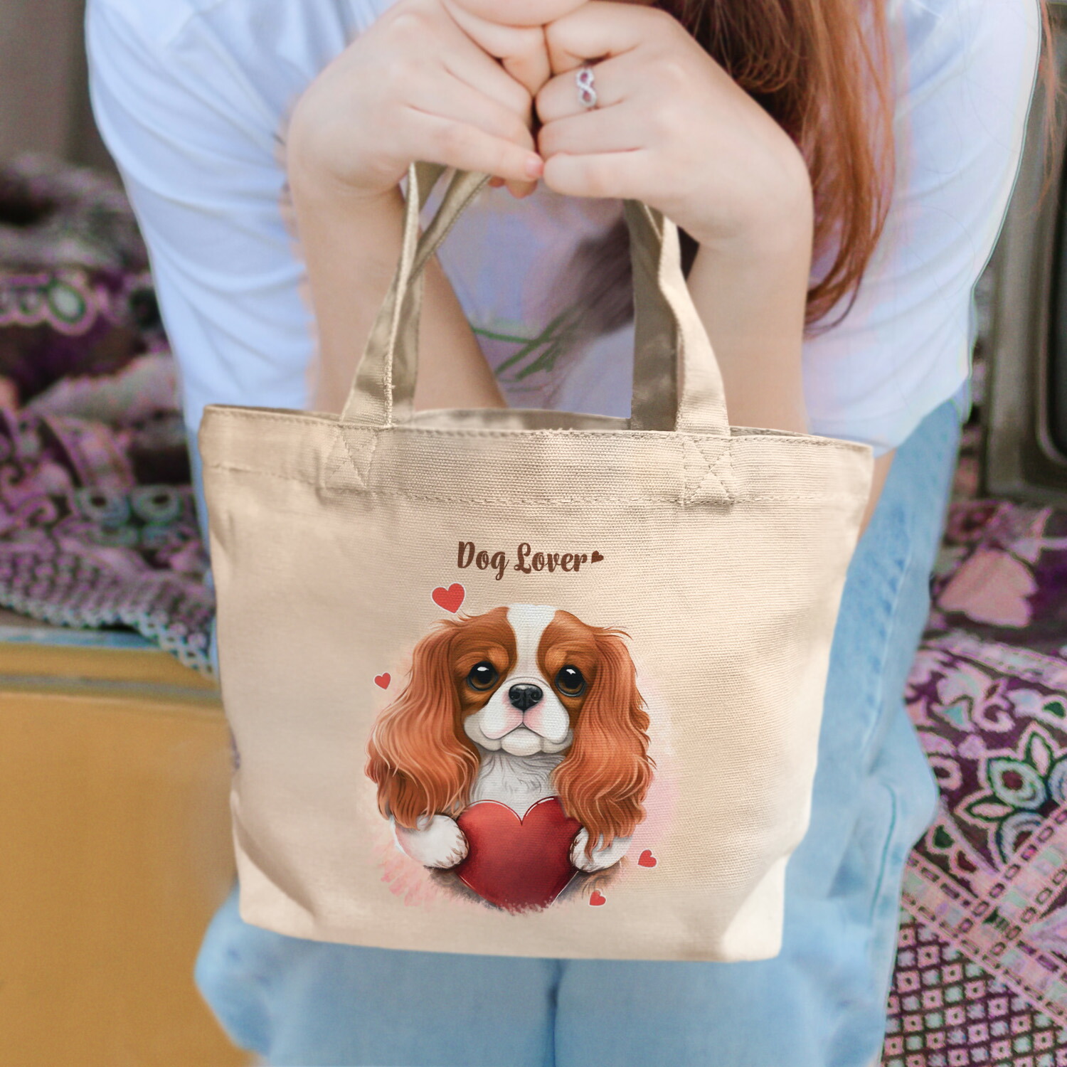 楽天市場】キャバリア 犬 お散歩バッグ かわいい 名入れ無料 ミニ