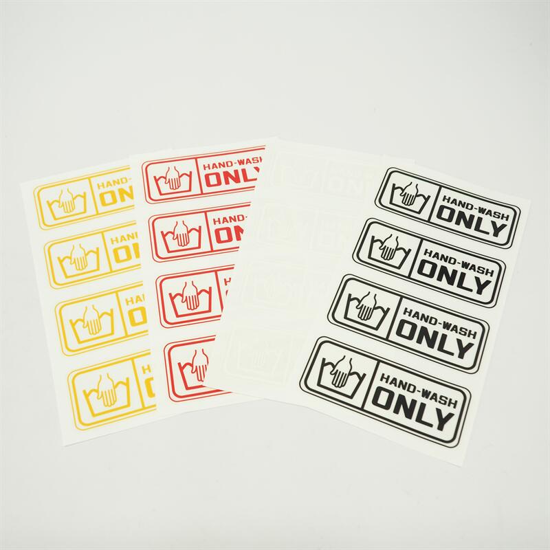 楽天市場】(透明) お得なセット売り 手洗い表示ステッカー 四角 10cm 4