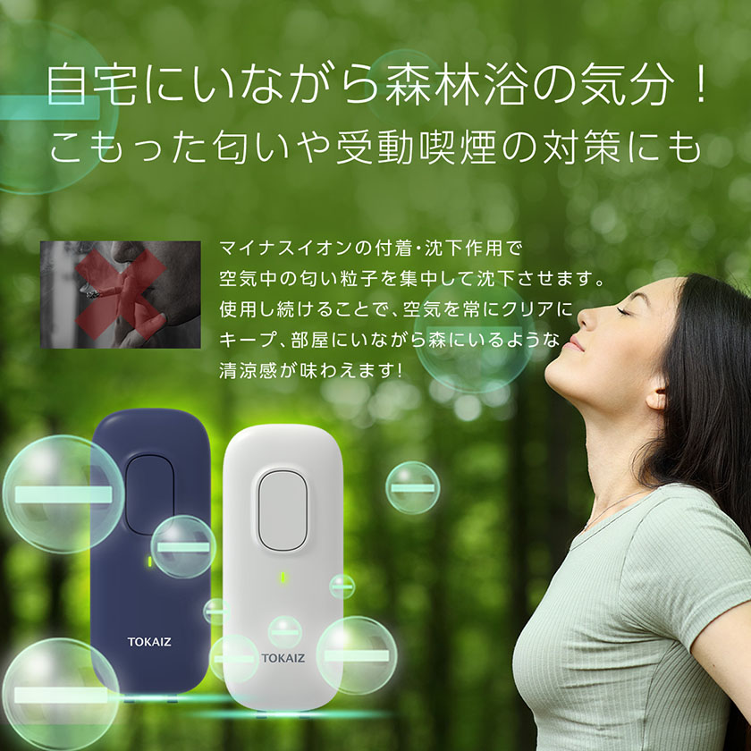 楽天市場】ミニ空気清浄機 コンセント式 マイナスイオン発生器 空気