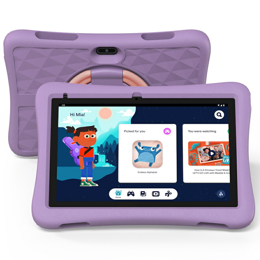 楽天市場】【Playストア/Googleキッズスペース対応】子供用 タブレット