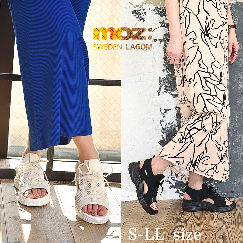 楽天市場】【福袋対象】MOZ モズ エルク ニット スポーツ サンダル