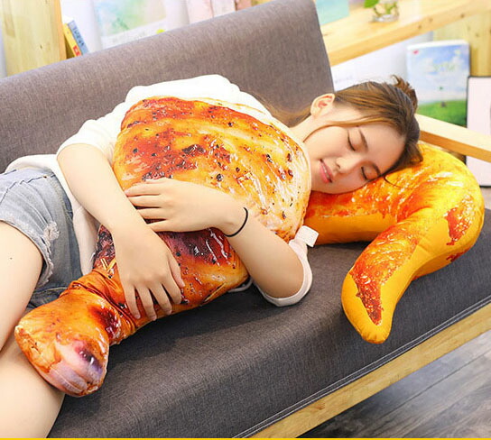 楽天市場】送料無料 58cm ぬいぐるみ 焼きエビ 海老 蝦 クッション