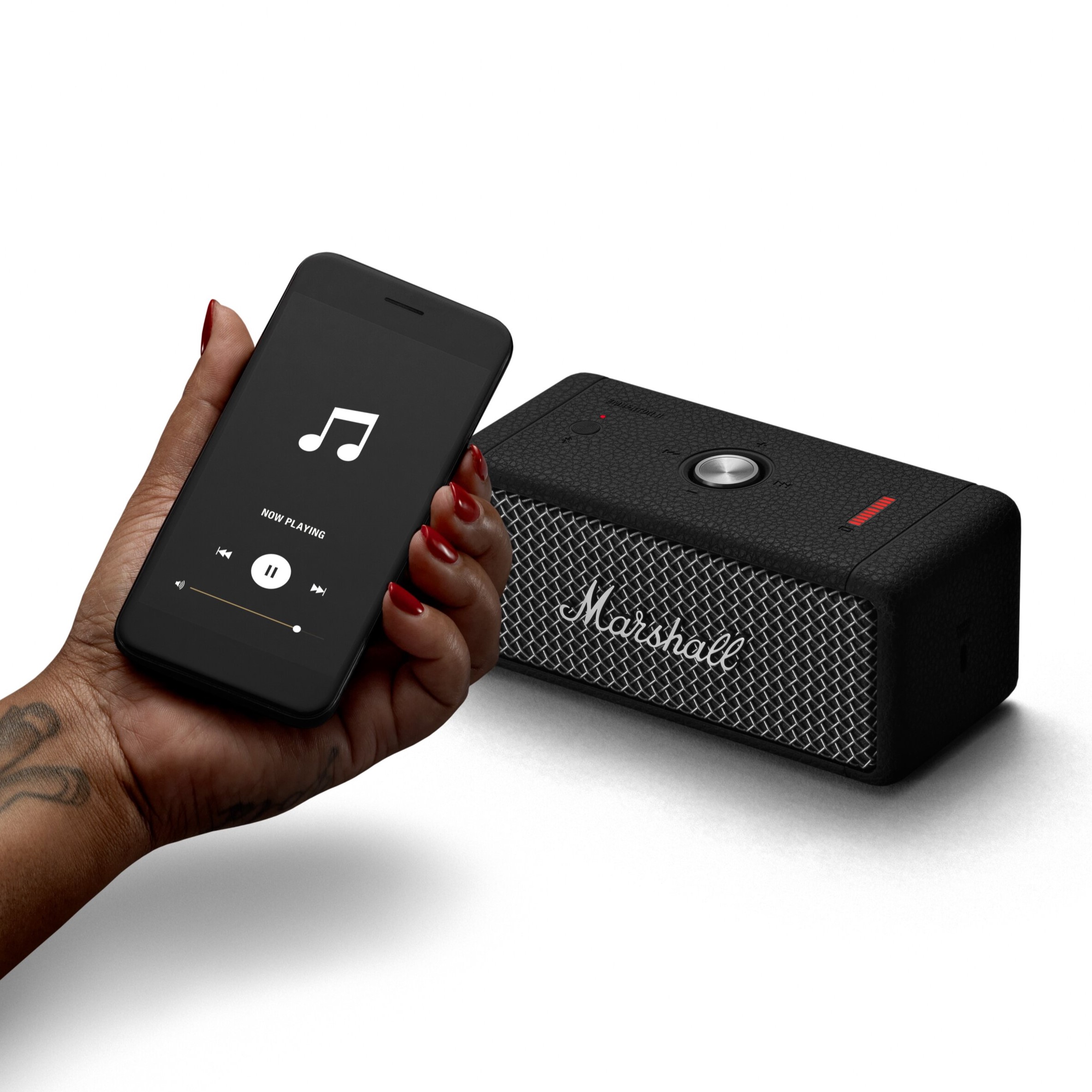 楽天市場】Marshall 公式ストア EMBERTON 2 BLACK & STEEL bluetooth