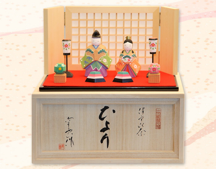 楽天市場】雛人形 コンパクト 伊予一刀彫 伊予一刀彫 ひより 南雲工房