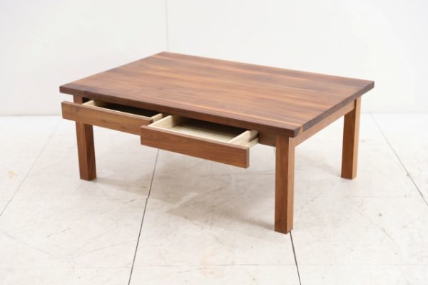 楽天市場】美品 無印良品 ウォールナット無垢材 ローテーブル センター