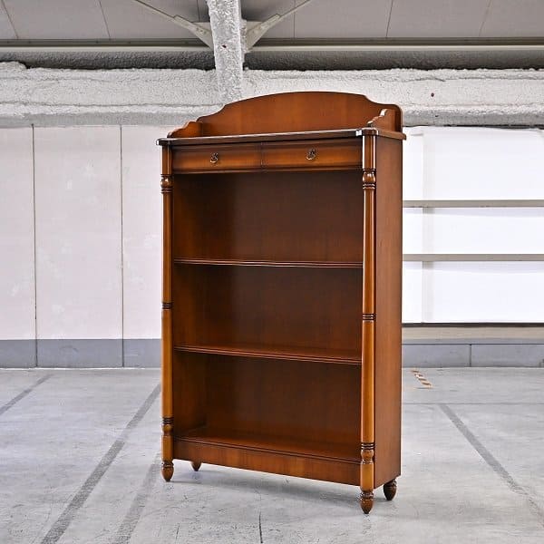 楽天市場】スペイン製 MUDEVA社 ブックシェルフ 本棚 引き出し2杯