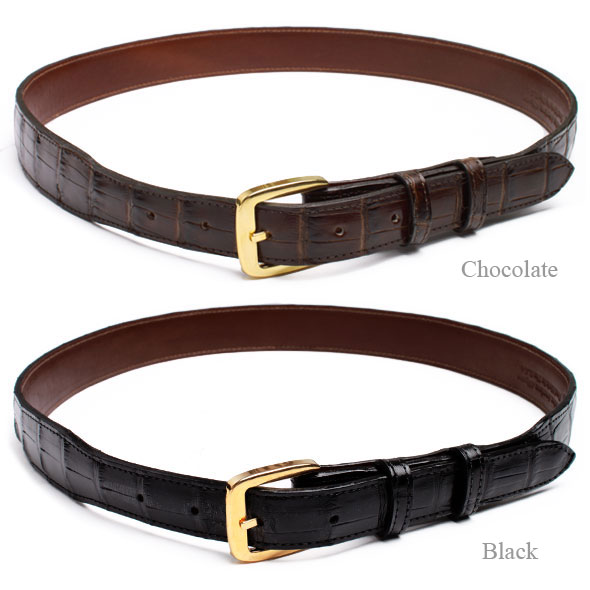 楽天市場】ブラックジャック BLACK JACK ベルト ワニ革 アリゲーター