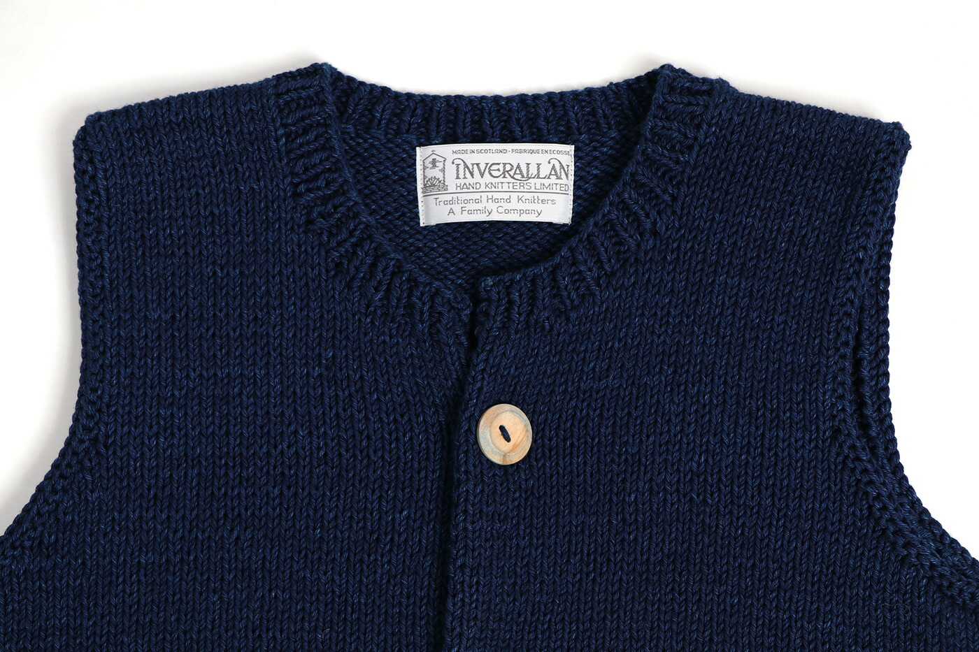 楽天市場】INVERALLAN インバーアラン ベスト コットンニットベスト