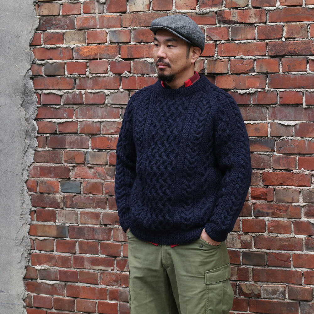 楽天市場】INVERALLAN インバーアラン 1A ハンドニット クルーネック