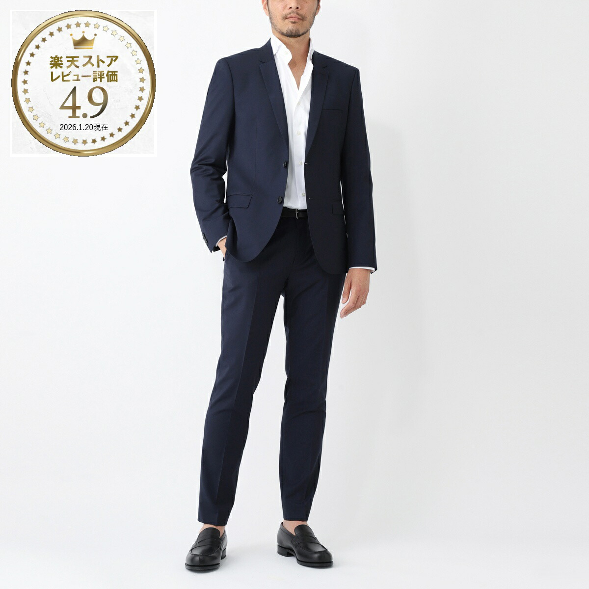 楽天市場】ヒューゴヒューゴボス HUGO HUGOBOSS シングル 2つボタン