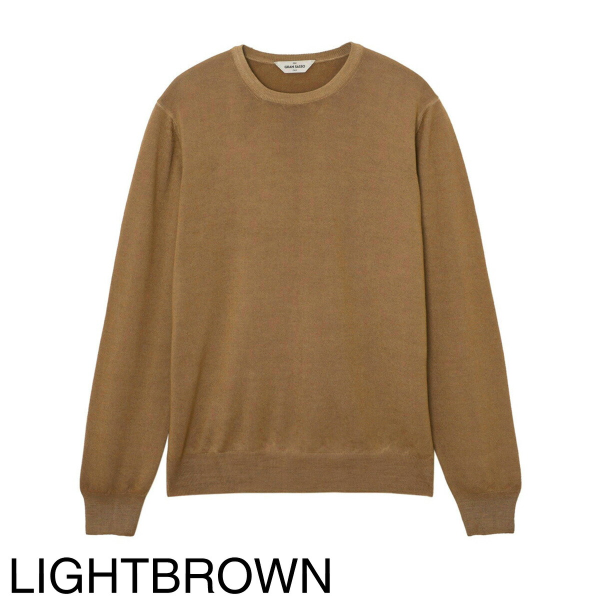 楽天市場】グランサッソ Gran Sasso クルーネックニット メンズ 大きい