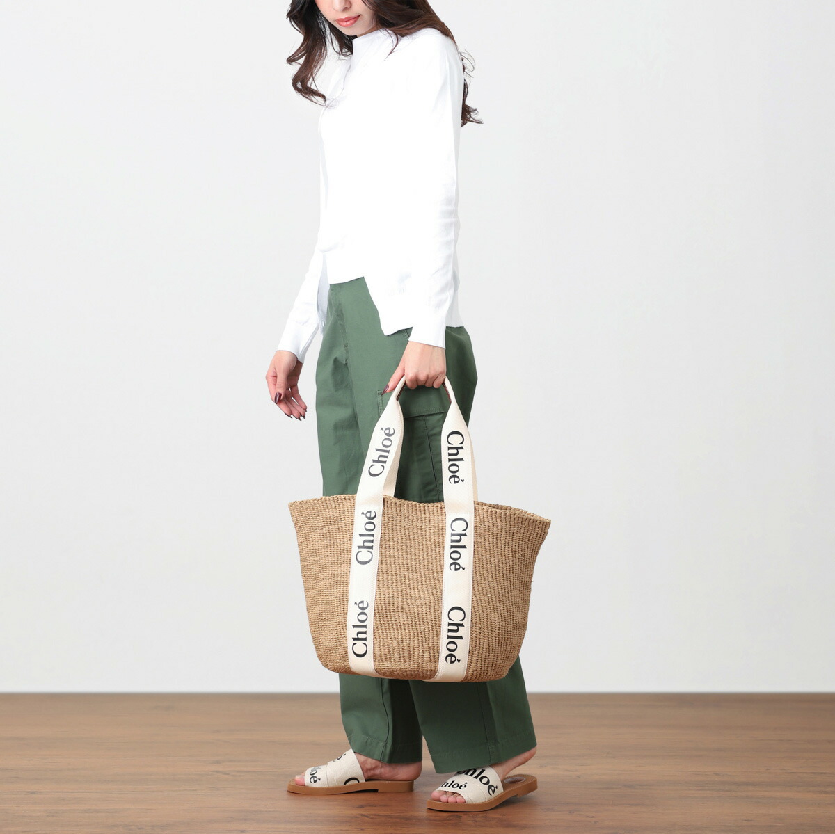 ▽大幅値下げOK希望価格コメント下さい Chloé バケツ型かごバッグ