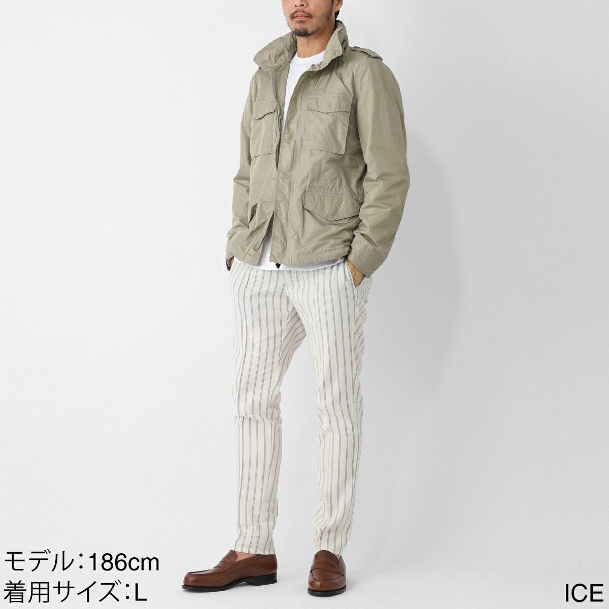 楽天市場】アスペジ ASPESI フィールドジャケット パッカブルナイロン