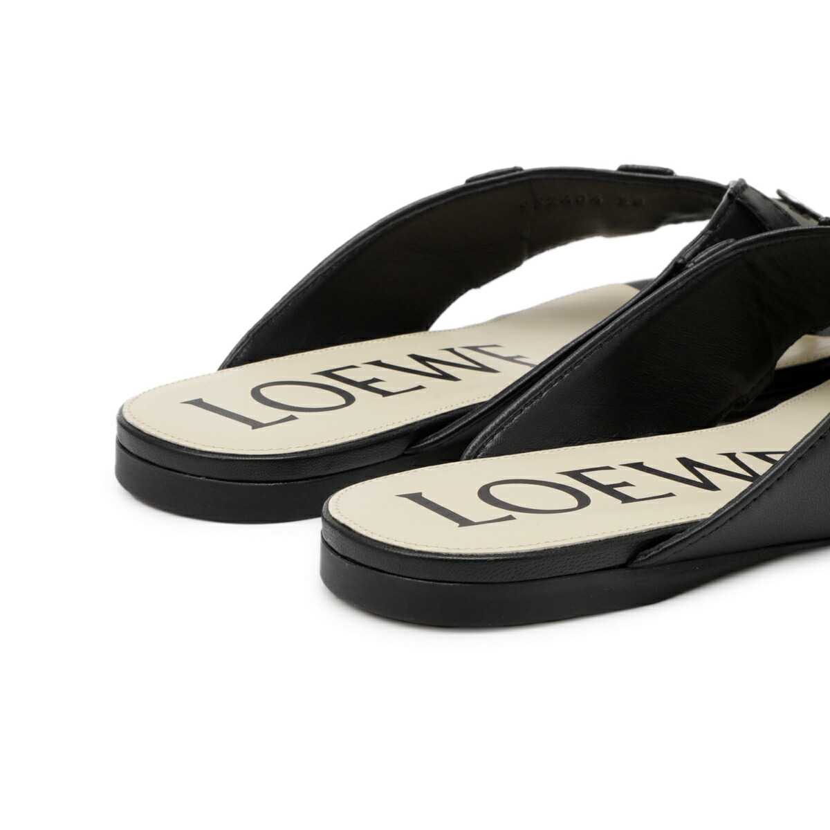 楽天市場】ロエベ LOEWE サンダル ブラック レディース l814465x79