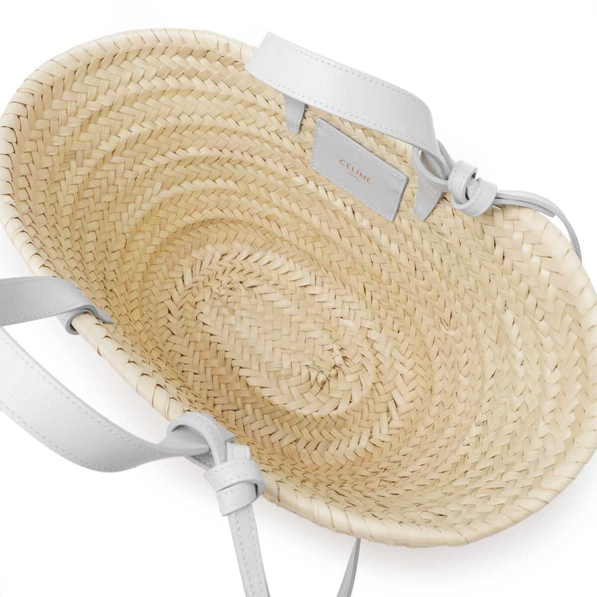 楽天市場】セリーヌ CELINE バスケット 2WAY かごバッグ ホワイト