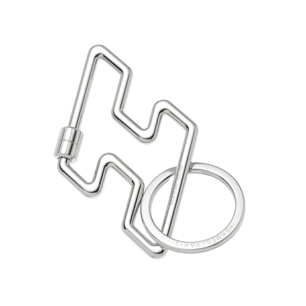 楽天市場】エルメス HERMES キーリング バッグチャームシルバー